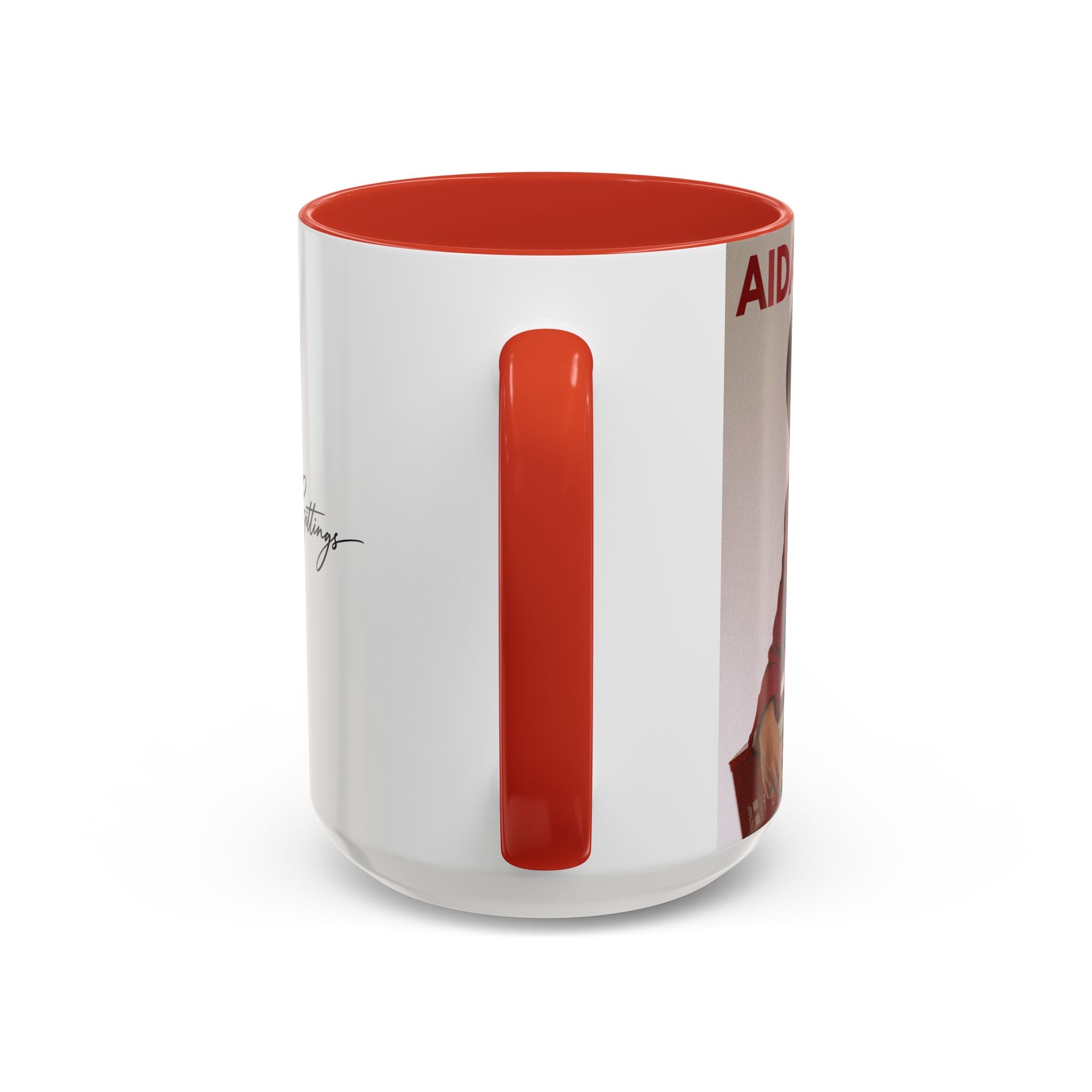 Aidan Gittings Welcome to the Show Album Mug — Custom Name Accent Mug (11/15oz)