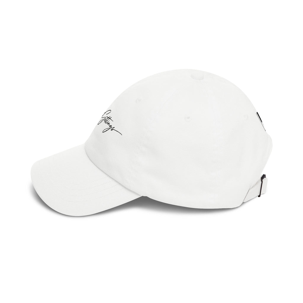 Embroidered Signature Dad Cap — Personalized "Aidan Gittings" Script Hat