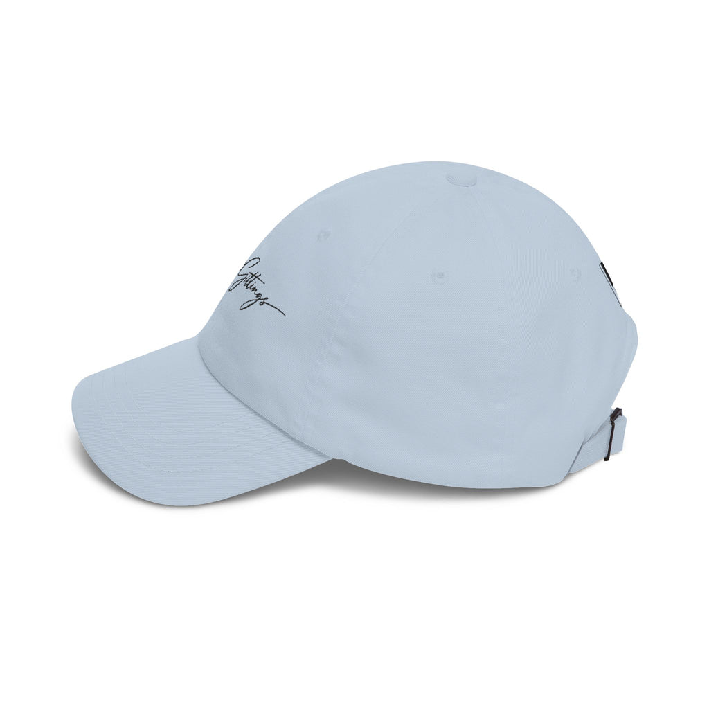 Embroidered Signature Dad Cap — Personalized "Aidan Gittings" Script Hat