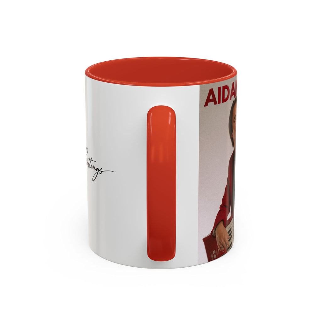 Aidan Gittings Welcome to the Show Album Mug — Custom Name Accent Mug (11/15oz)