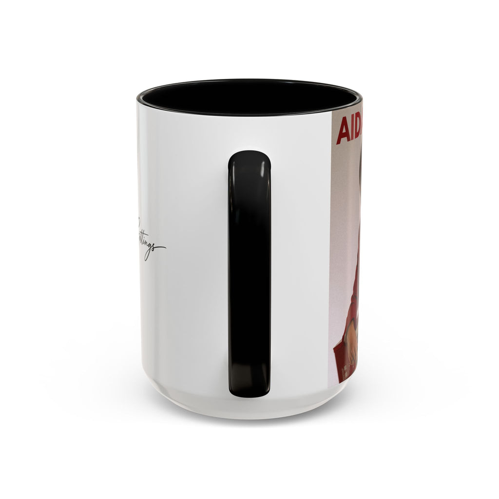 Aidan Gittings Welcome to the Show Album Mug — Custom Name Accent Mug (11/15oz)