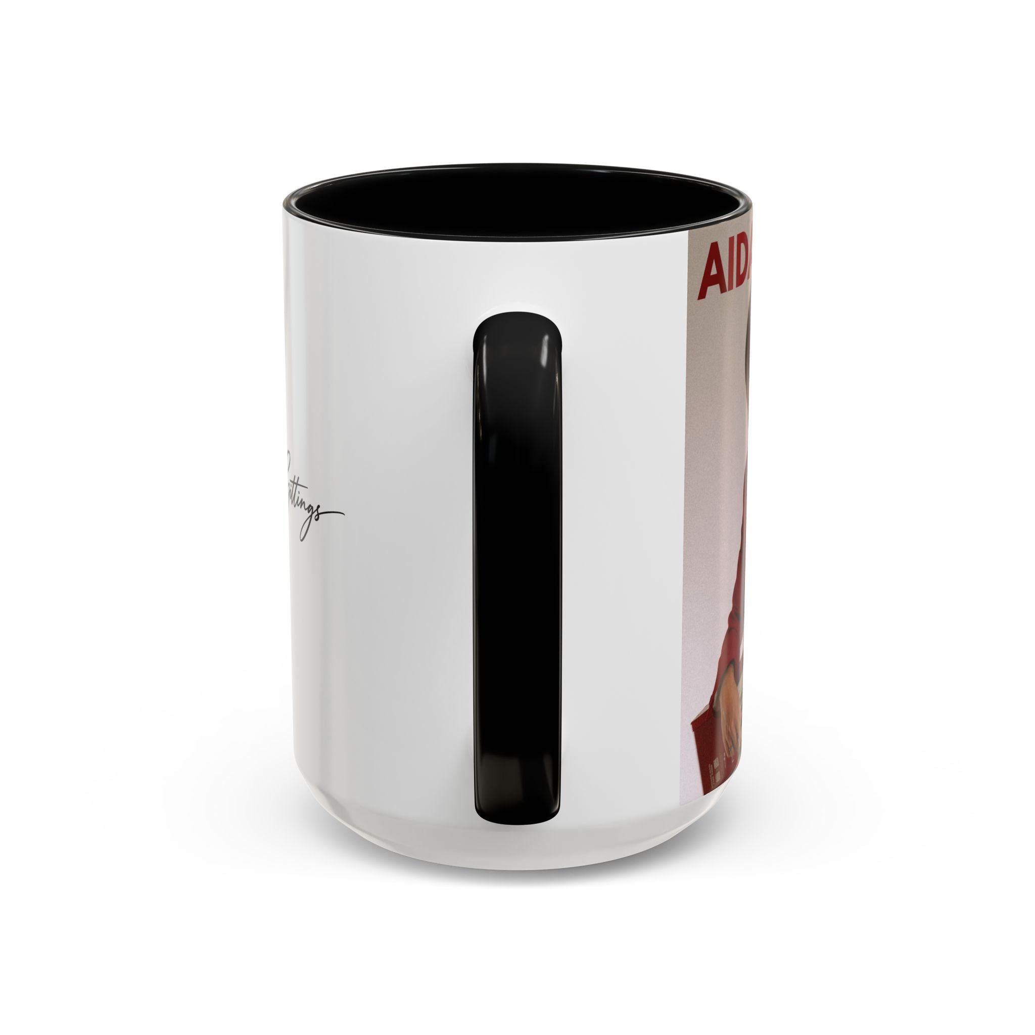 Aidan Gittings Welcome to the Show Album Mug — Custom Name Accent Mug (11/15oz)